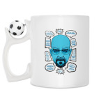 Кружка с футбольным мячиком
