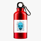 Металлическая бутылка 400 мл UV-DTF