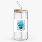 Банка с бамбуковой крышкой