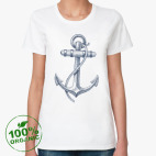 Женская футболка органик