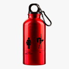 Металлическая бутылка 400 мл UV-DTF