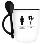 Кружка с ложкой