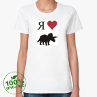 Женская футболка органик