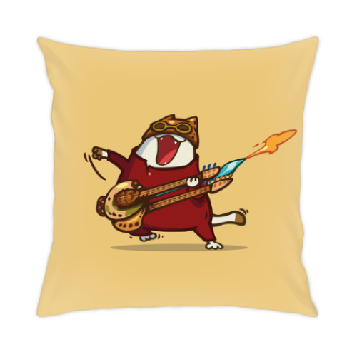 Подушка с принтом Пятничный Котик №9