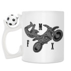 Кружка с футбольным мячиком