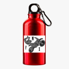 Металлическая бутылка 400 мл UV-DTF