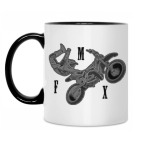 Кружка двухцветная