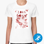 Женская спортивная футболка