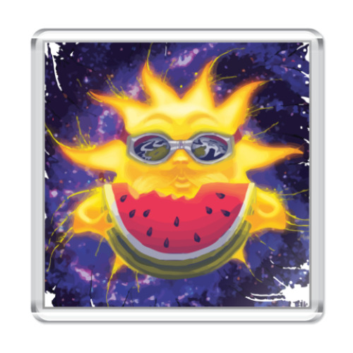 Магнит Солнечный арбуз