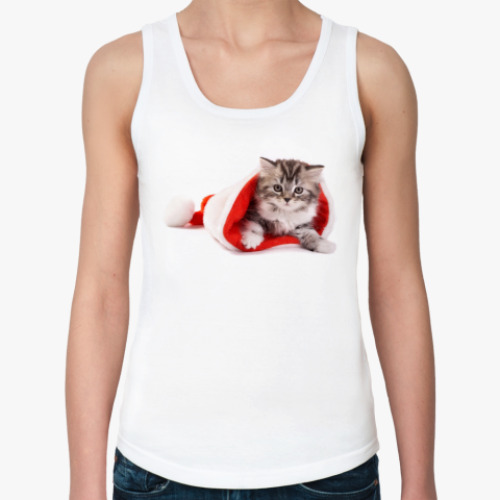 Женская майка с принтом  'Котёнок'