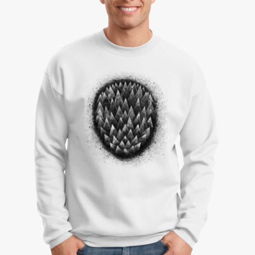 Свитшот с принтом микро космос