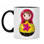 Кружка двухцветная