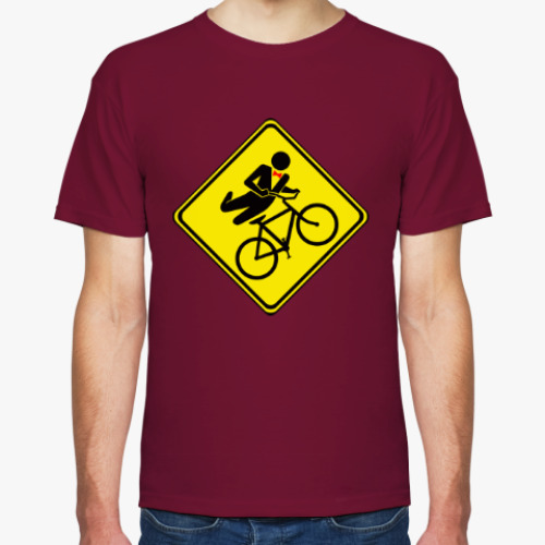 Футболка с принтом Вело экстрим