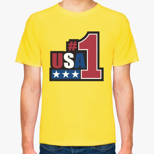 Футболка с принтом USA 1