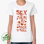 Женская футболка органик