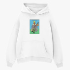 Толстовка худи оверсайз