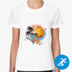 Женская спортивная футболка