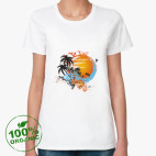 Женская футболка органик