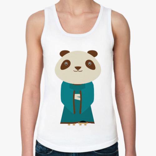 Женская майка Панда в кимоно