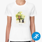 Женская спортивная футболка