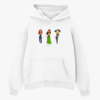 Толстовка худи оверсайз