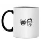 Кружка двухцветная