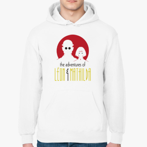 Толстовка худи с принтом Леон и Матильда