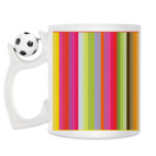 Кружка с футбольным мячиком