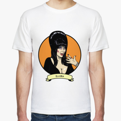 Футболка с принтом Elvira Mistress of the dark