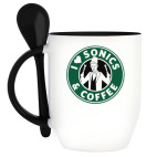 Кружка с ложкой