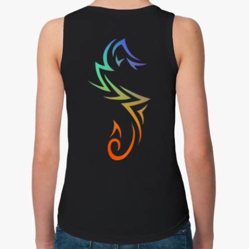 Женская майка Морской конек