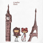 Париж,девушка