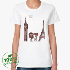 Женская футболка органик