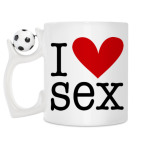 Кружка с футбольным мячиком