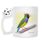 Кружка с футбольным мячиком