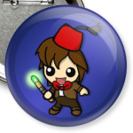 Cartoon Eleventh Doctor In A Fez