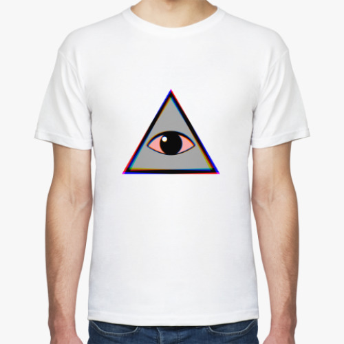 Футболка с принтом Всевидящее Око