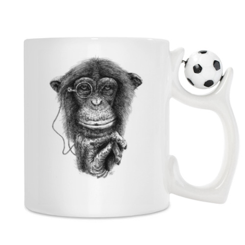 Кружка с принтом Monkey