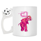 Кружка с футбольным мячиком