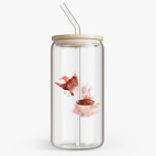 Банка с бамбуковой крышкой