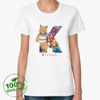 Женская футболка органик