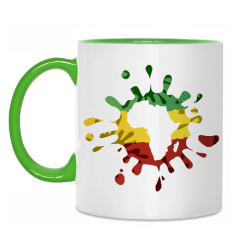 Кружка с принтом Africansplash
