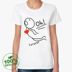 Женская футболка органик