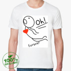 Мужская футболка органик