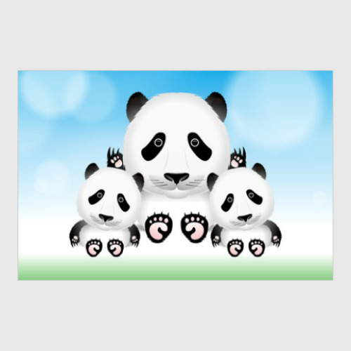 Постер с принтом Панда