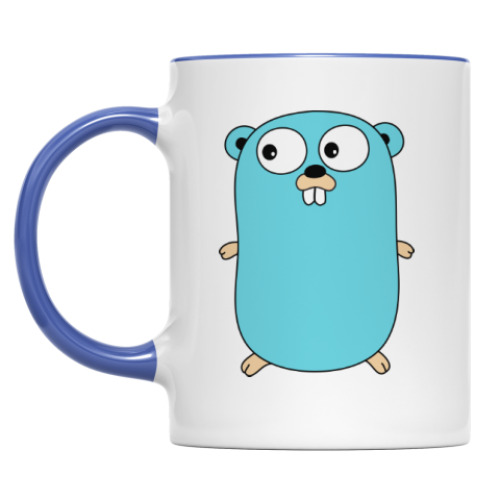 Кружка с принтом Golang