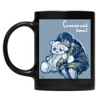 Кружка цветная UV-DTF