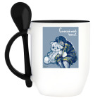 Кружка с ложкой