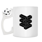 Кружка с футбольным мячиком