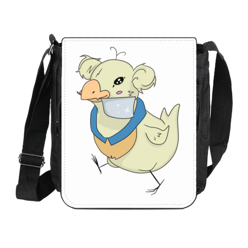 Сумка на плечо (мини-планшет) с принтом Тога Химико аниме Моя геройская академия